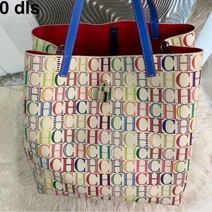Multicolor Designer Tote Bag CH